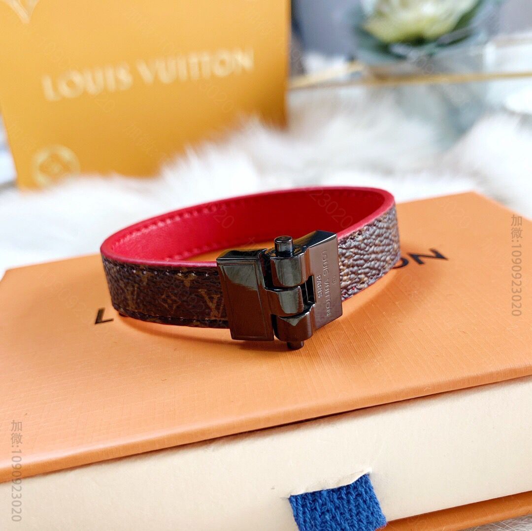 Louis Vuitton 路易威登 Lv男士皮手链手绳