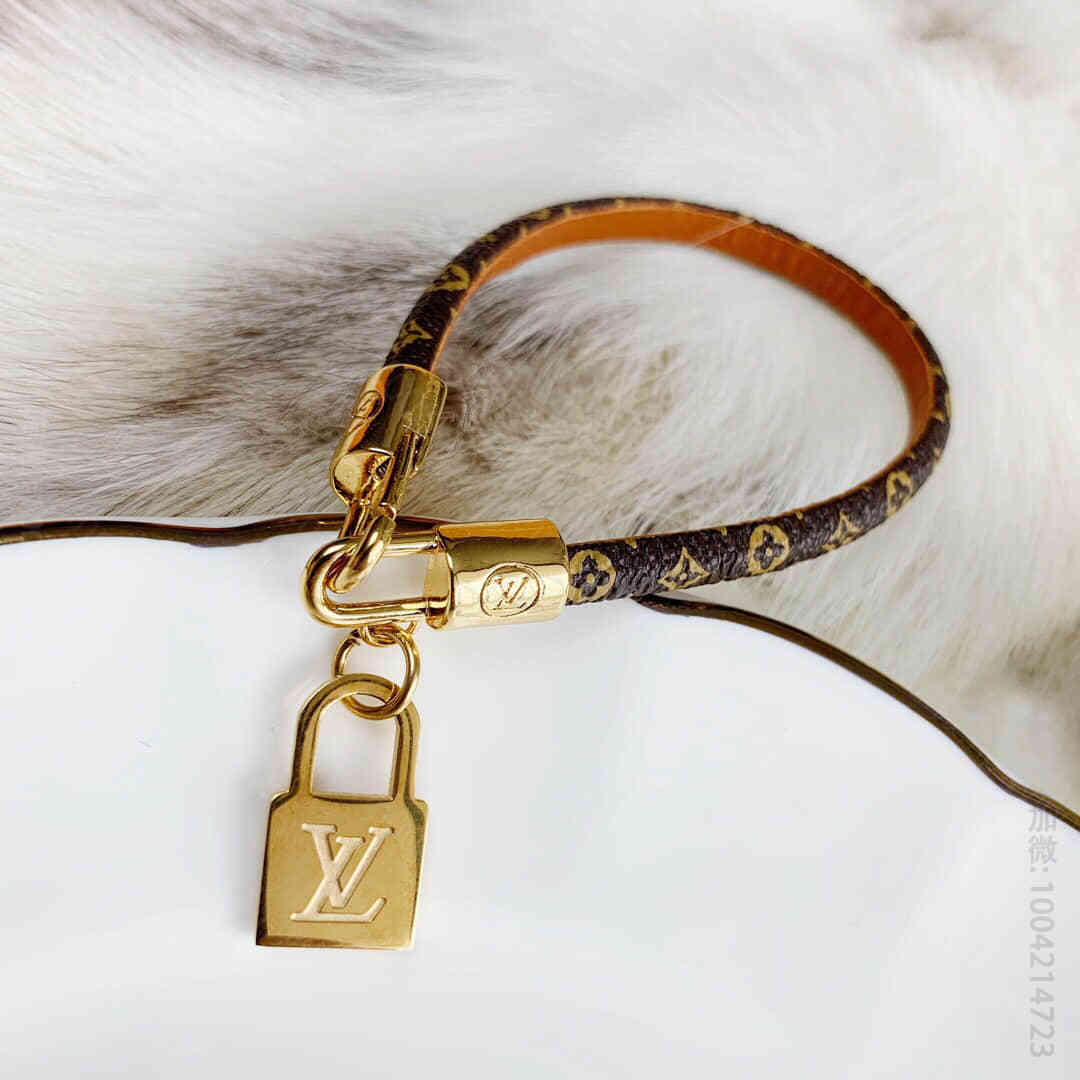 原单LV手链饰品 LV手链 Louis Vuitton 路易威登 Lv新款锁头手链 
