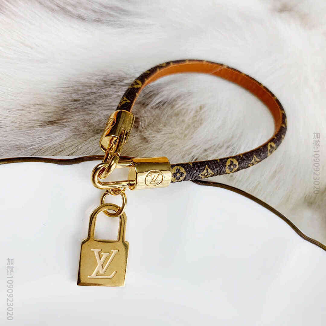 M58770_LV手链 Louis Vuitton 路易威登 Lv新款锁头手链
