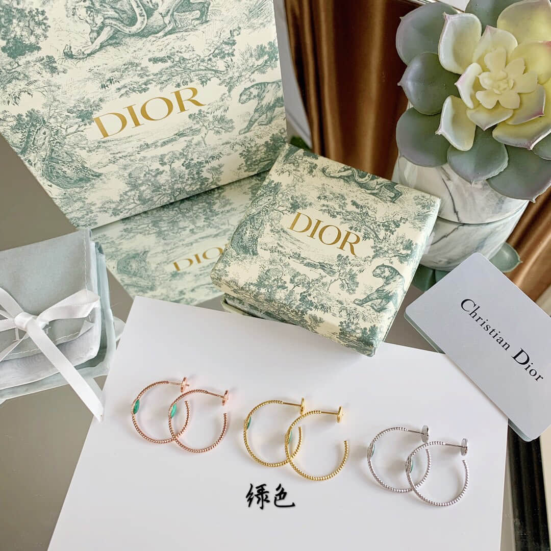 高仿迪奥耳钉首饰 19款新推出的rose des vents系列 Dior 罗盘耳钉耳环 高仿迪奥耳钉网站 