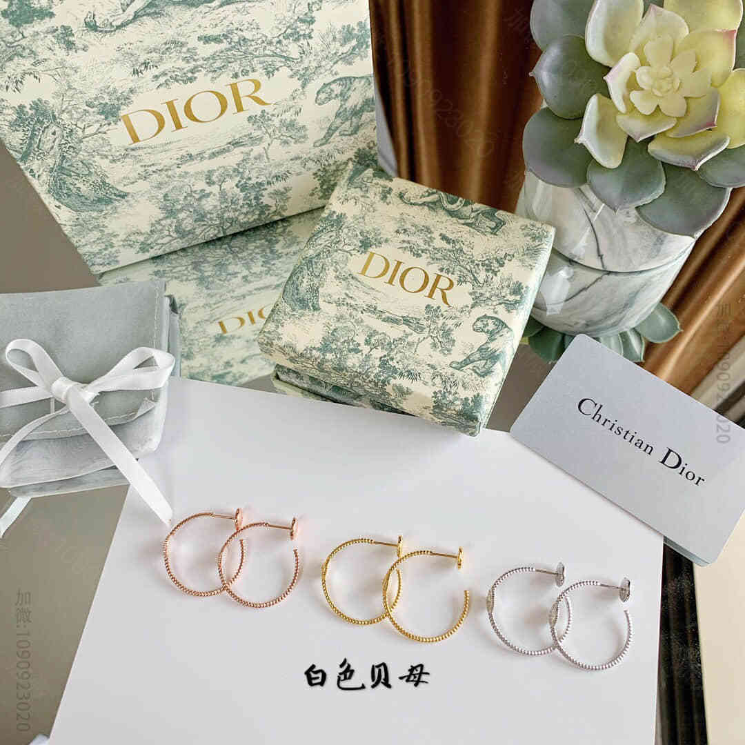 19款新推出的rose des vents系列 Dior 罗盘耳钉耳环