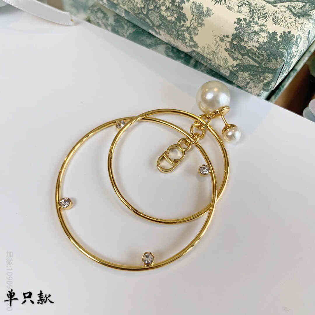 19款DIOR迪奥圆环耳钉耳环 【单只款】