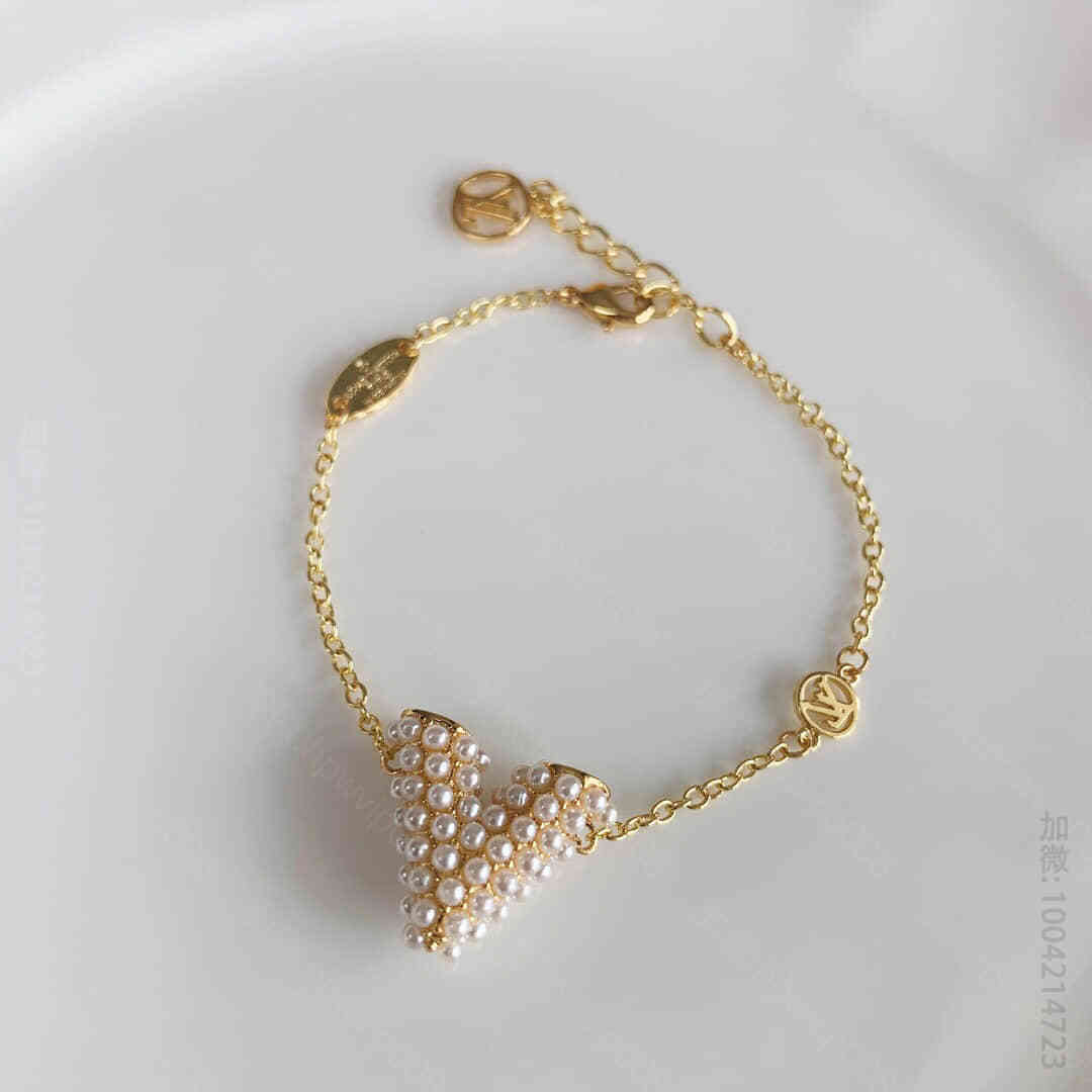 LV手链 Louis Vuitton 路易威登 lv珍珠款手链 原单LV饰品 