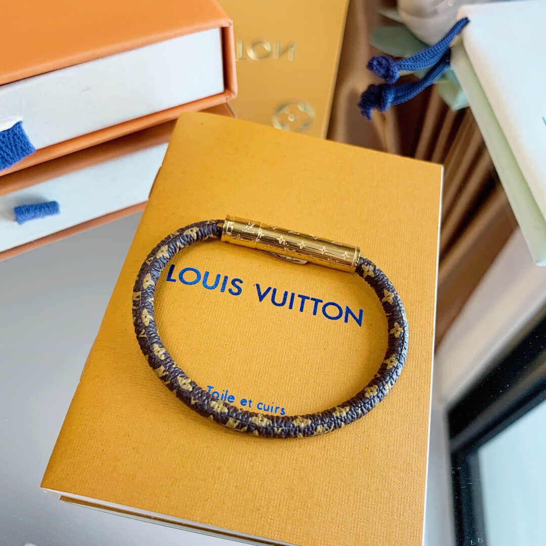Louis Vuitton 路易威登 LV老花情侣款手链