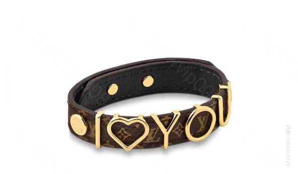 LV手链 Louis Vuitton 路易威登 lv I YOU皮手链手绳 原单LV饰品 