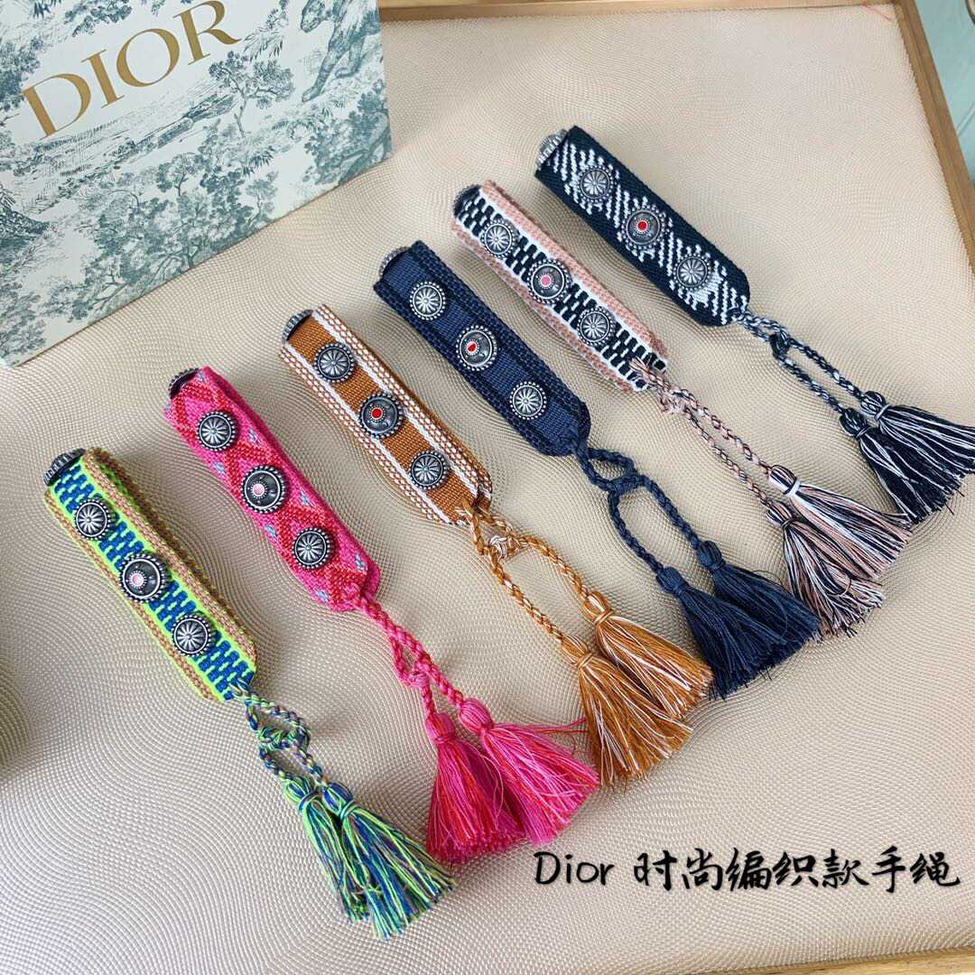 19款Dior迪奥字母编织手绳手链