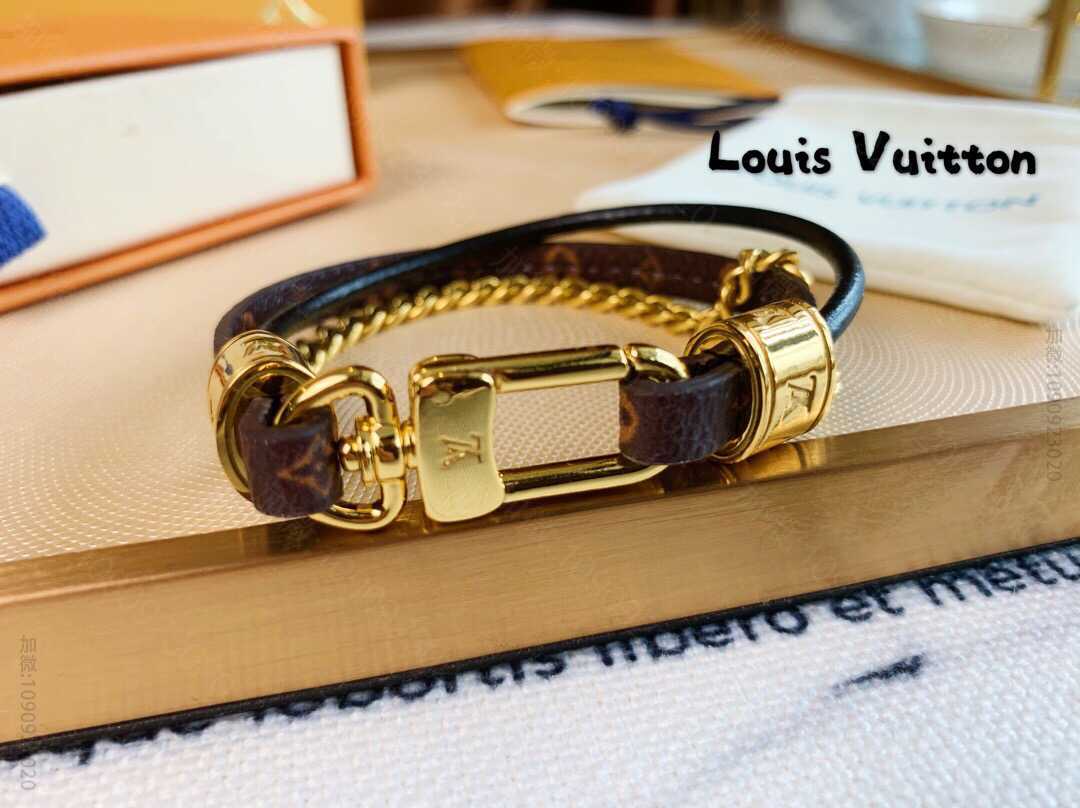 Louis Vuitton 路易威登 Lv男士皮手链手绳