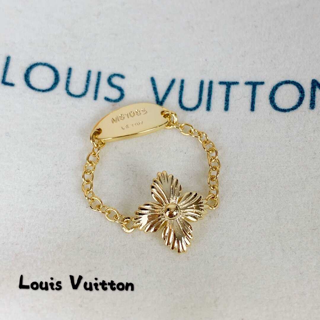 Louis Vuitton 路易威登19年LV新款BLOOMING STRASS 戒指码数6.7.8
