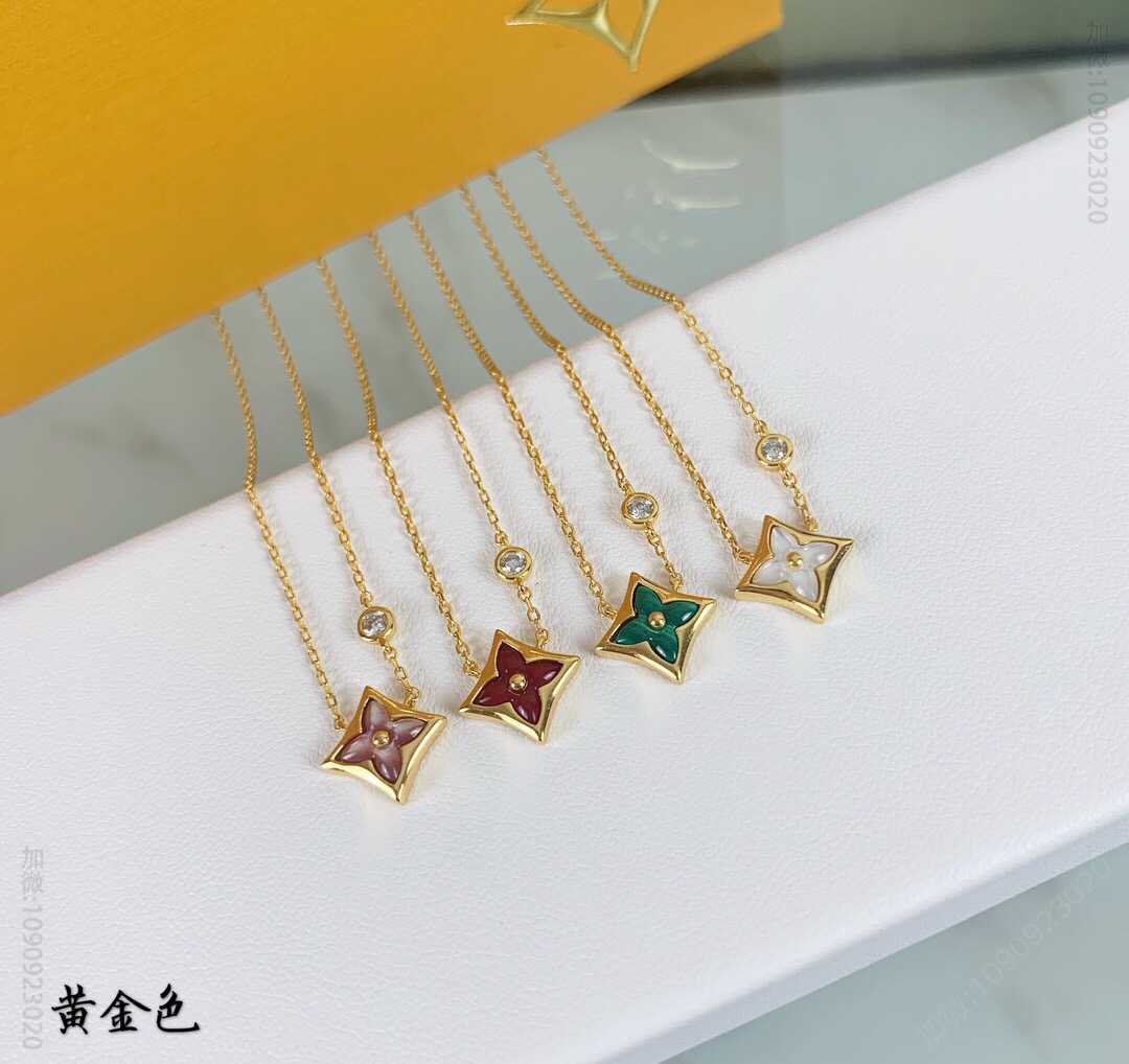 Louis Vuitton 路易威登 lv Color Blossom钻石项链
