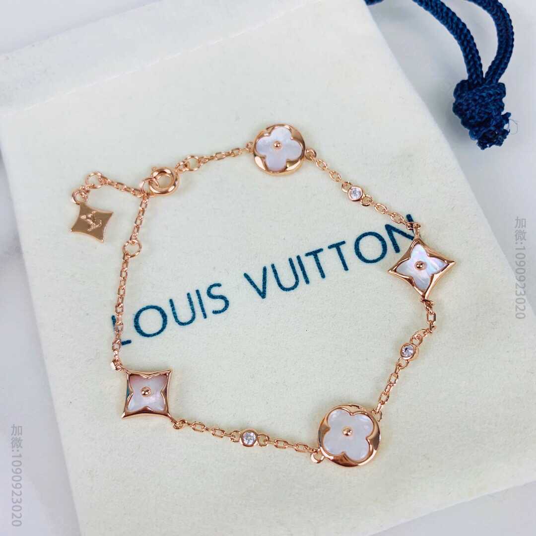 Louis Vuitton 路易威登 LV白贝母手链