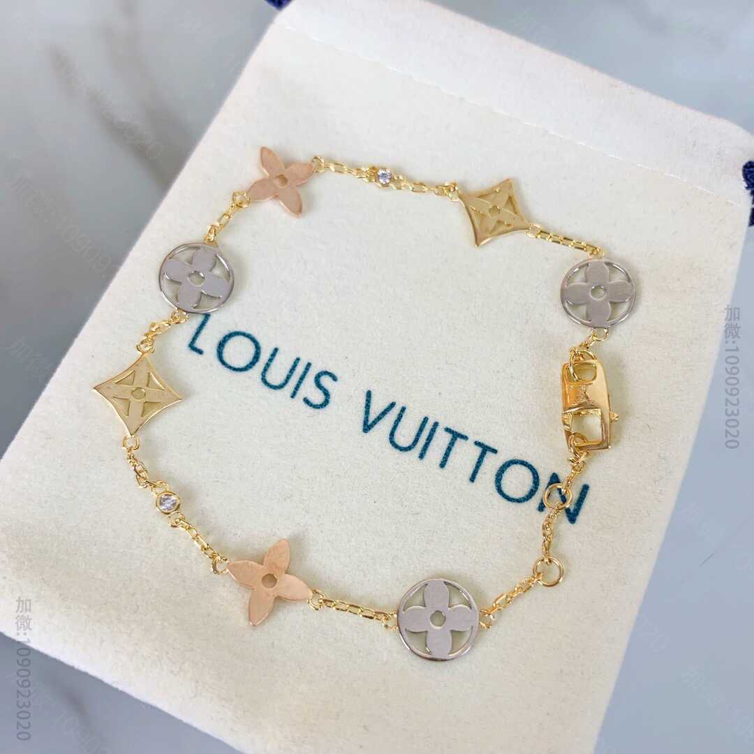 lv路易威登 花纹 LV 钻石 手链
