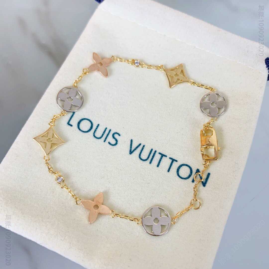 lv路易威登 花纹 LV 钻石 手链