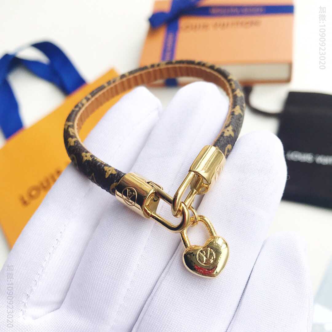 Louis Vuitton 路易威登 LV老花爱心手链 原单LV手链