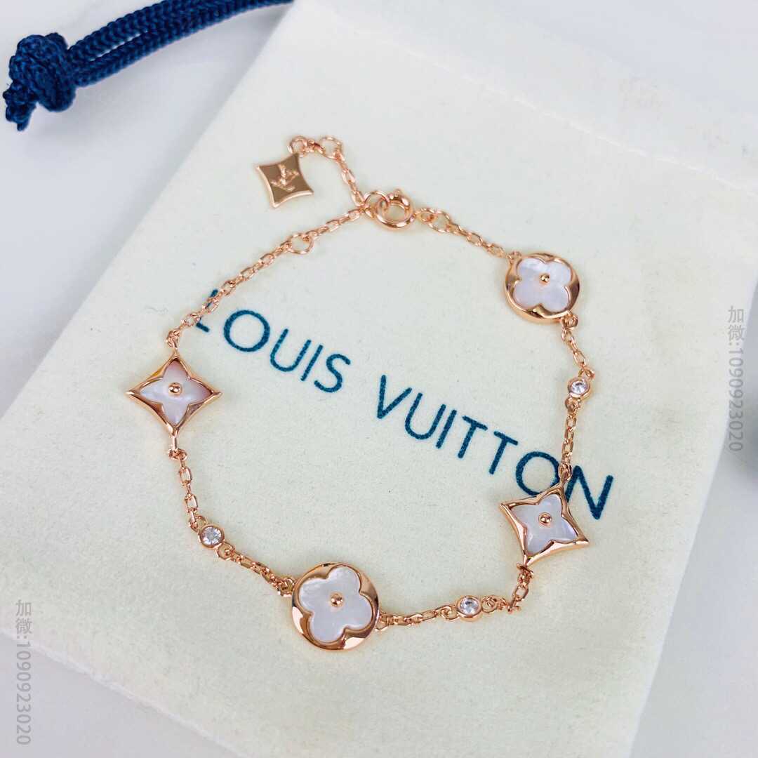 Louis Vuitton 路易威登 LV白贝母手链