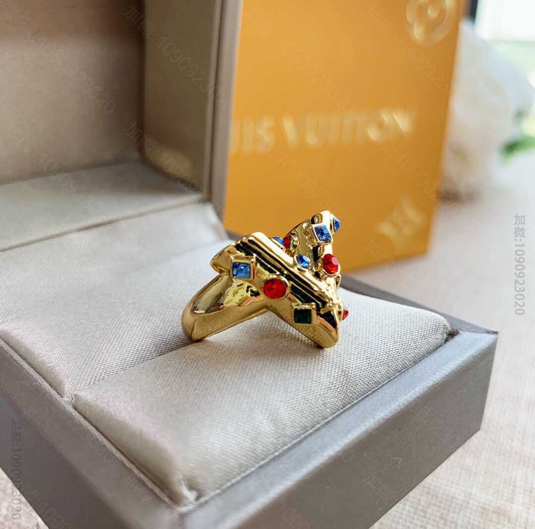 Louis Vuitton 路易威登 lv彩钻 戒指6.7.8码