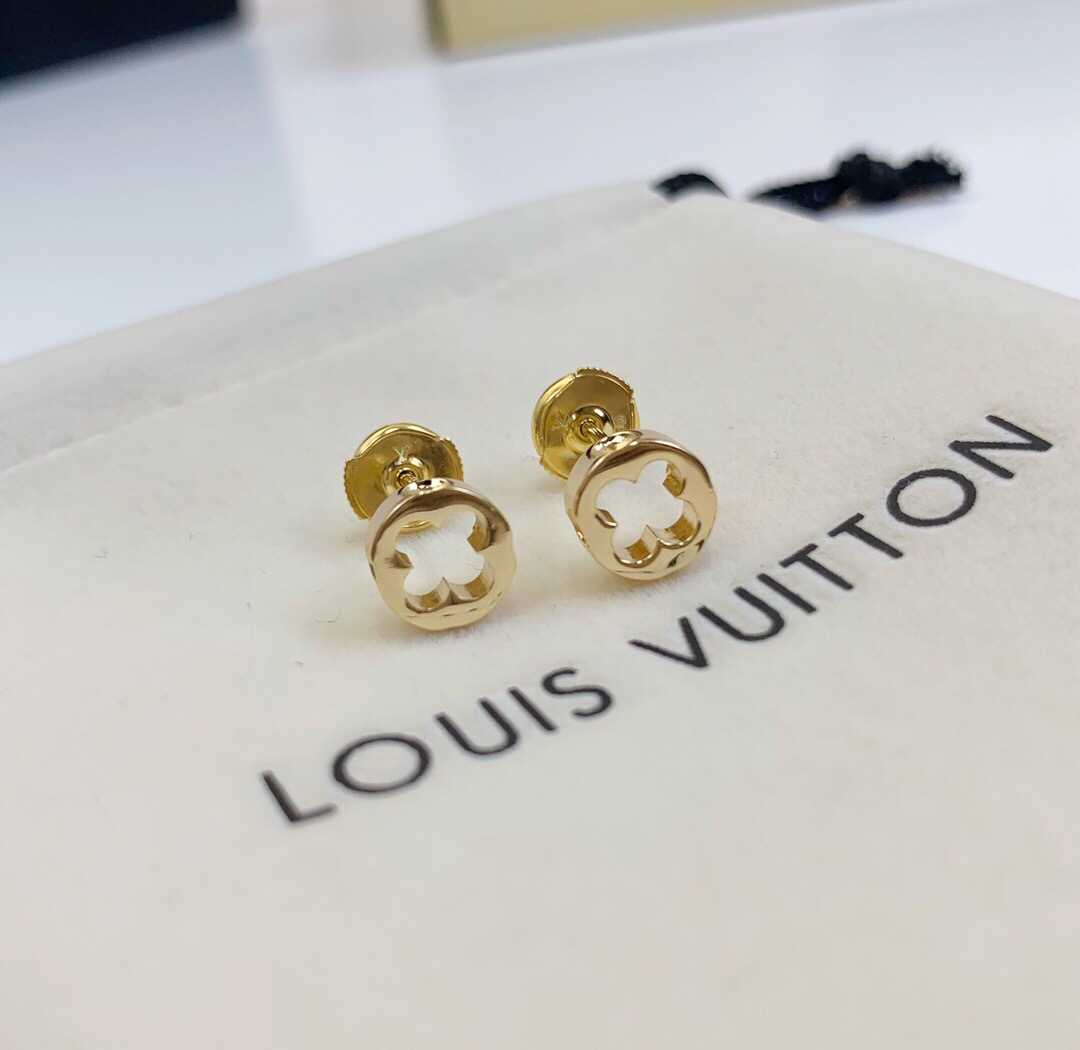 LV耳钉饰品 Louis Vuitton 路易威登 LV EMPREINTE耳钉 
