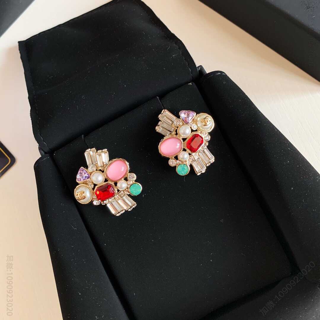 chanel香奈儿 专柜新款 小香家双C耳环ZP开模定制耳环