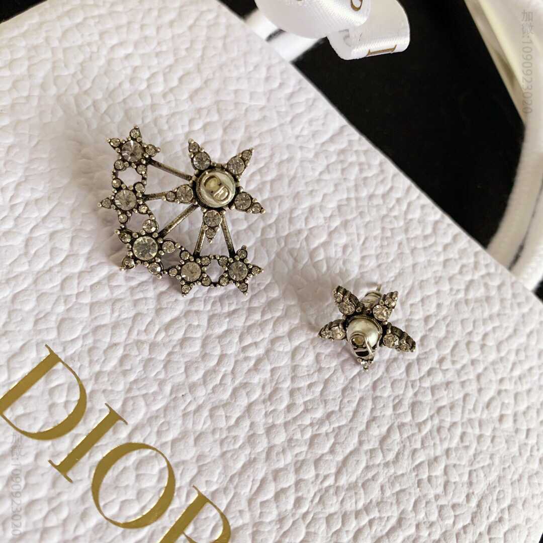 迪奥 专柜新款 Dior 不对称耳环 ZP开模定制耳环