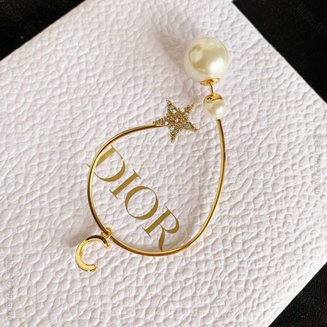 迪奥 专柜新款 Dior 五角星单边耳环ZP开模定制耳环