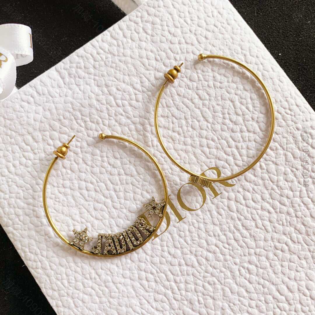 迪奥 专柜新款 Dior J'ADIOR系列不对称耳环ZP开模定制耳环