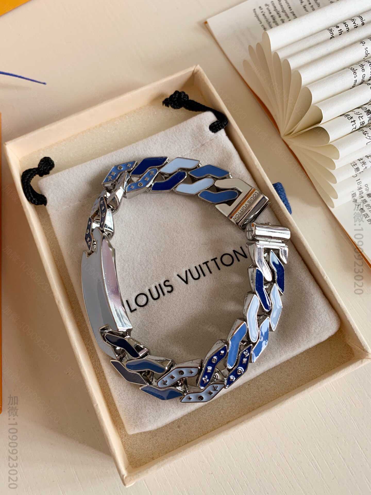 LV/路易威登 专柜新款 男士CUBAN CHAIN 手链