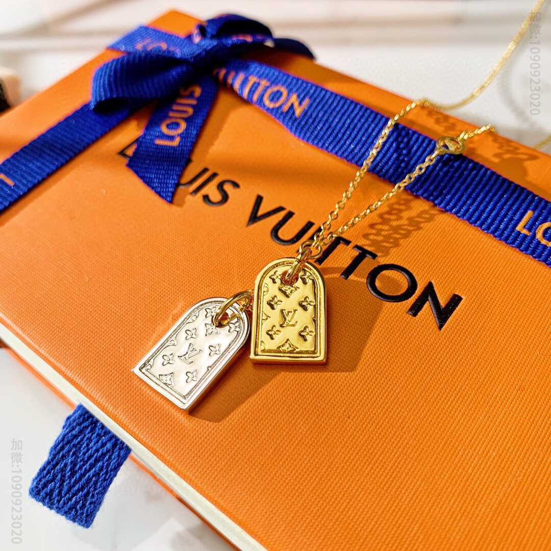 Louis Vuitton 路易威登 双牌项链