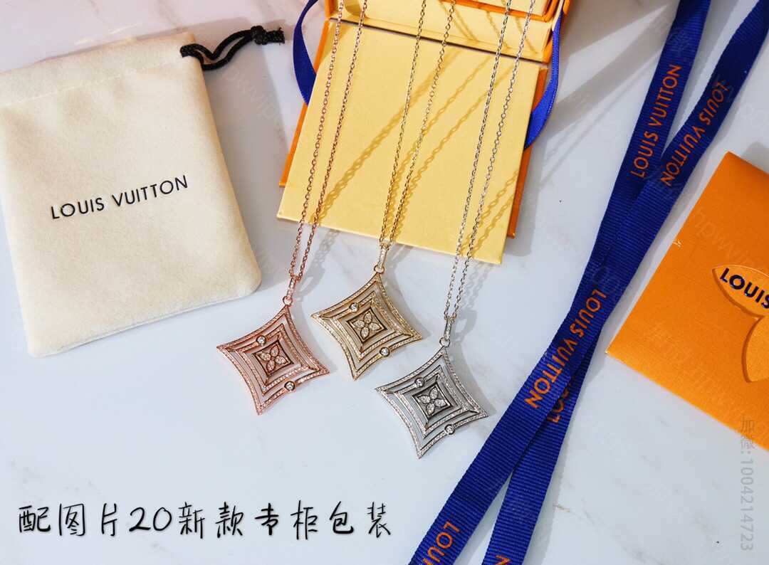 原版LV项链 LV项链 Louis Vuitton 路易威登 菱形项链 LV饰品 