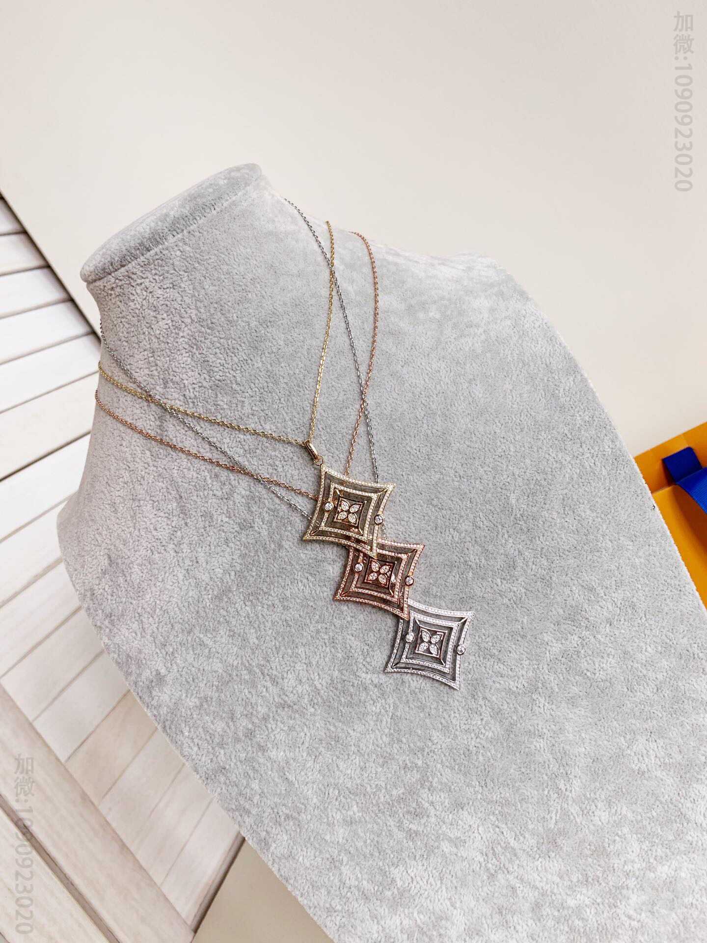 LV/路易威登 专柜新品IDYLLE BLOSSOM 18K 金钻石项链