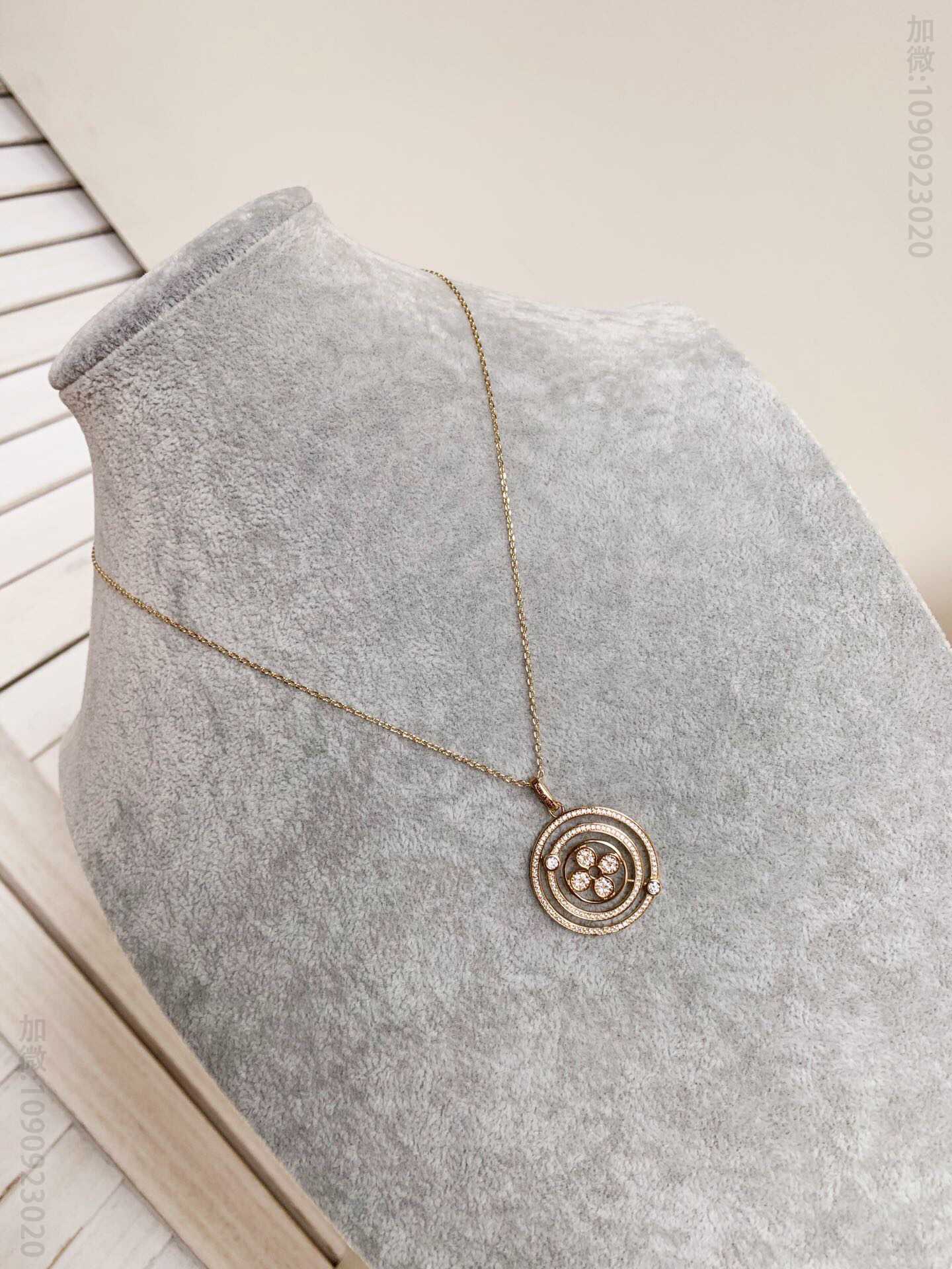 LV/路易威登 专柜新品IDYLLE BLOSSOM系列 18K 金钻石项链