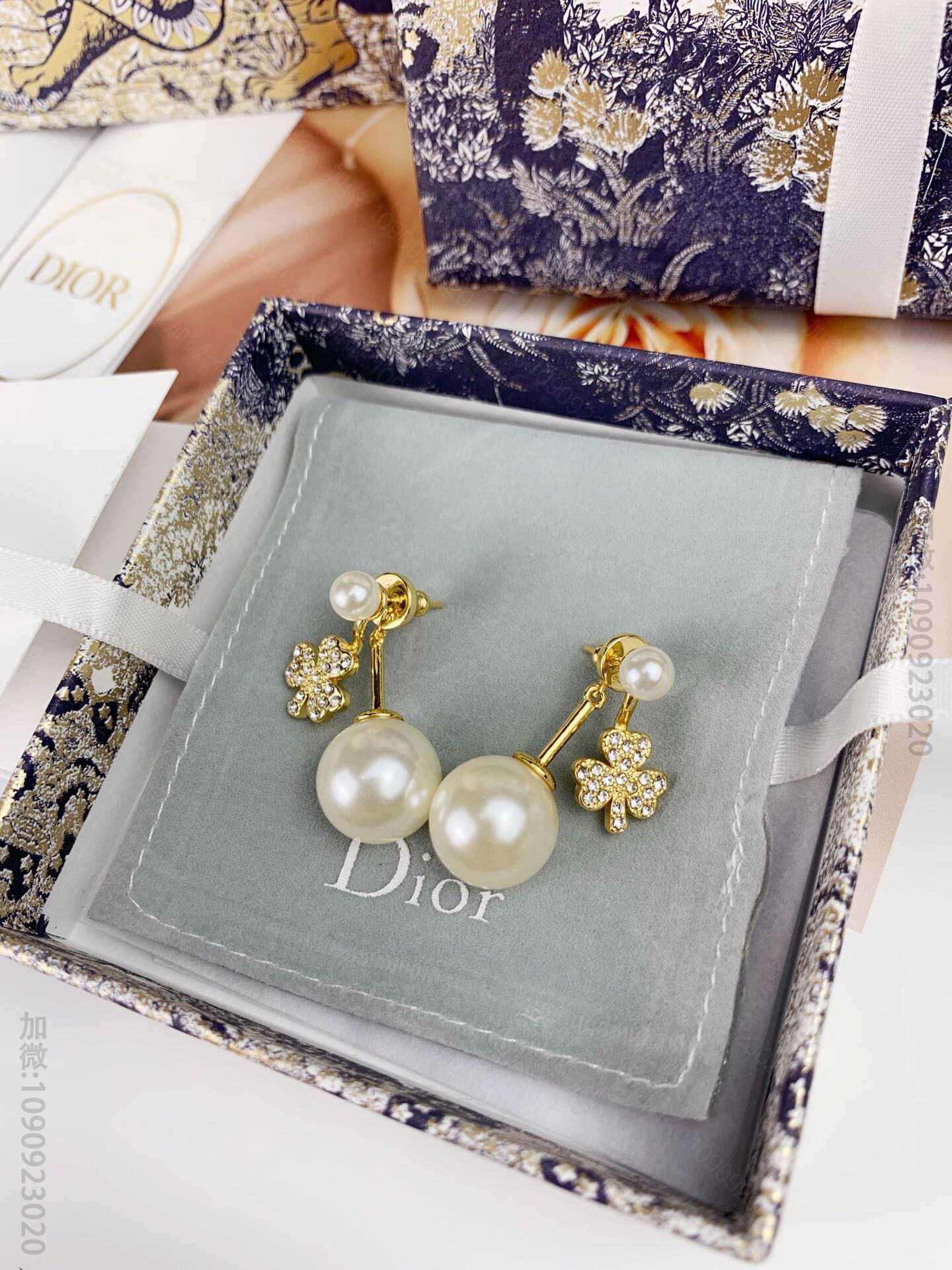 Dior迪奥 专柜新款 白色三叶草 MY ABCDIOR TRIBALES ...