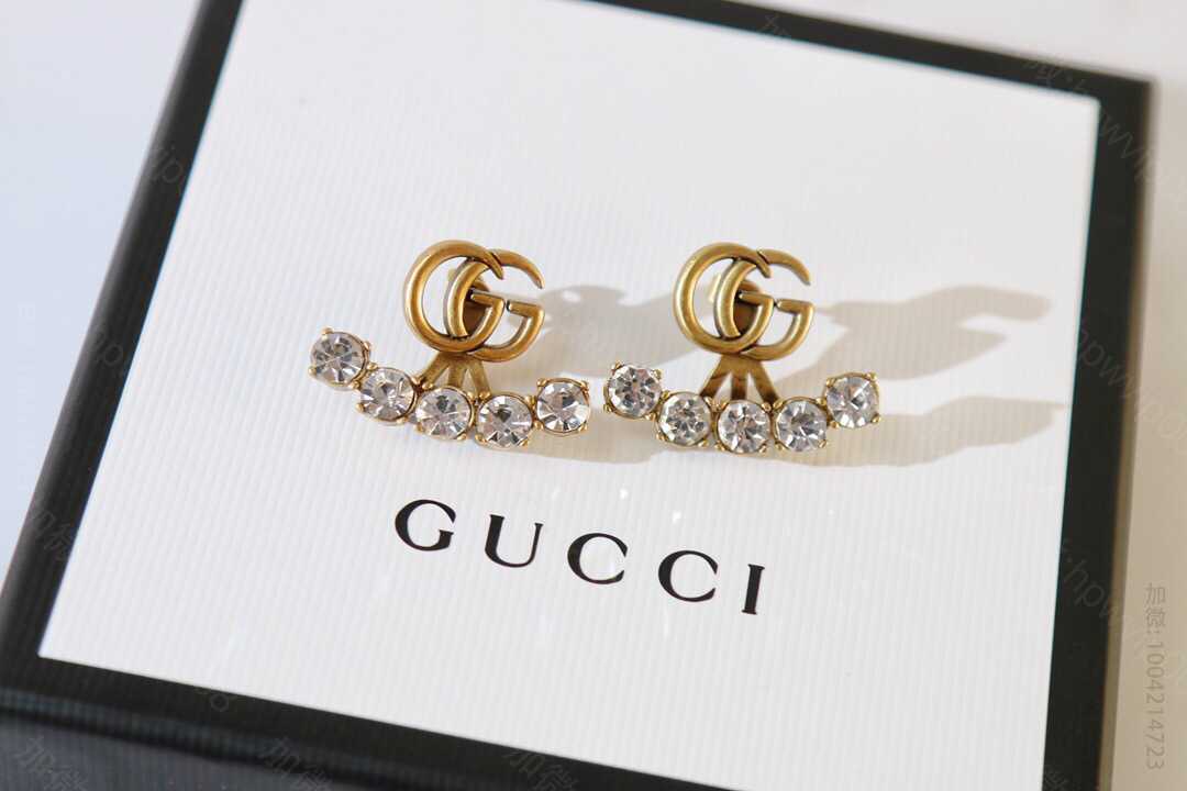冬季Gucci古驰双G耳环耳钉 C89846 精仿香奈儿胸花网站 