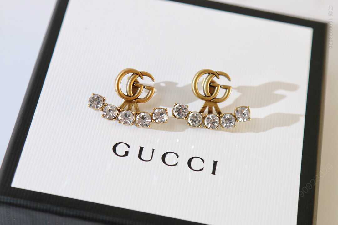 冬季Gucci古驰双G耳环耳钉 C89846 精仿香奈儿胸花网站