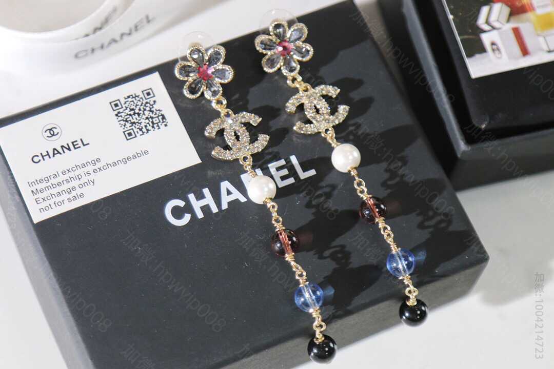 新款 CHANEL香奈儿双c耳钉耳环 C94958 