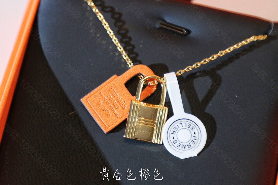 HERMES爱马仕O'kelly锁头项链