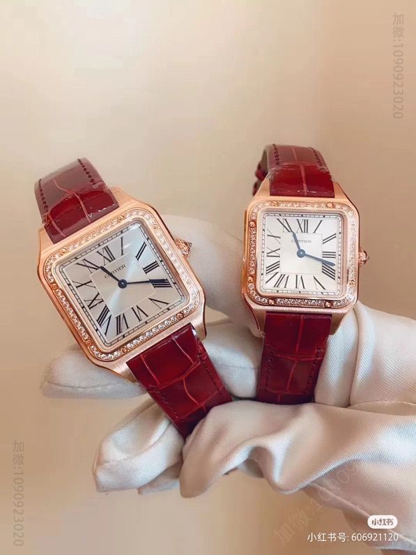 F1厂新品 卡地亚全新山度士杜蒙女士腕表