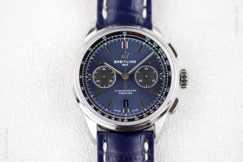 GF新品百年灵璞雅Asia-7750机芯B01计时腕表Premier B01 Chronograph （吴彦祖同款）
