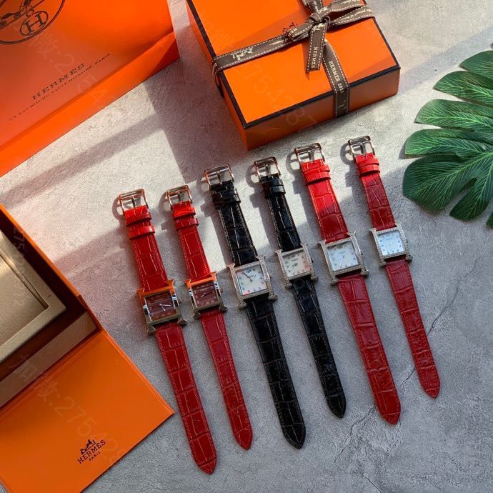 原版爱马仕女士腕表 HERMES【爱马仕】Heure H系列2023年瑞士石英原金机芯腕表 爱马仕女士腕表 