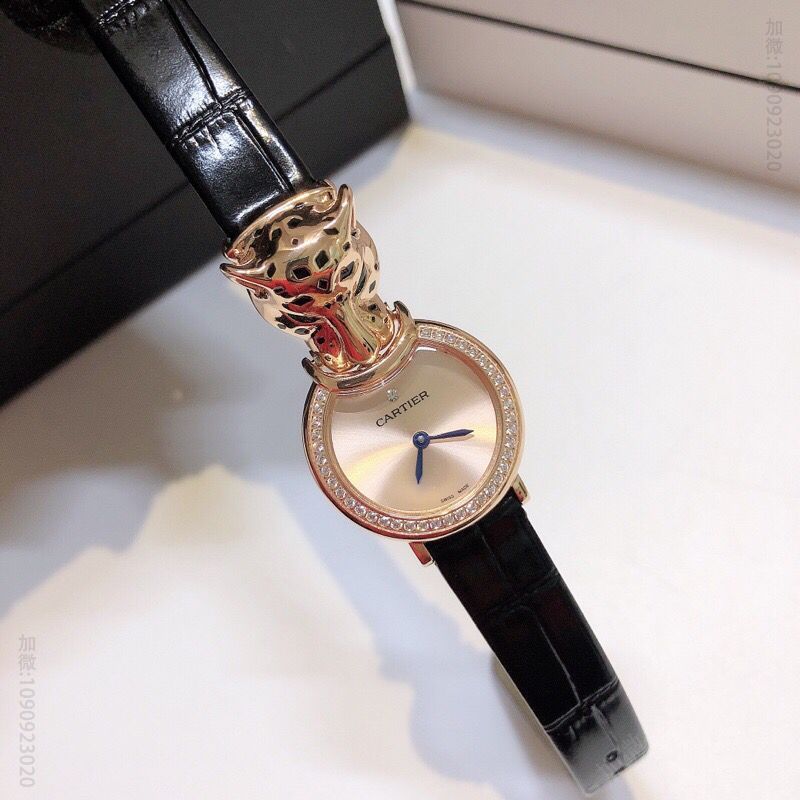 CARTIER-卡地亚系列 PANTHÈRE猎豹高级珠宝腕表 瑞士石英机芯