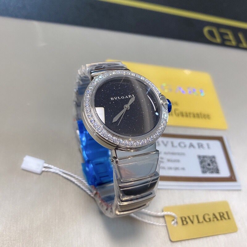 原单宝格丽女士腕表 宝格丽女士腕表 宝格丽LVCEA系列最新款采用蓝晶沙Aventurine制作表盘腕表 