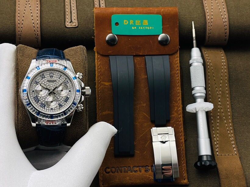 劳.力士Rolex迪通拿新款满钻定制版7750机芯机械腕表