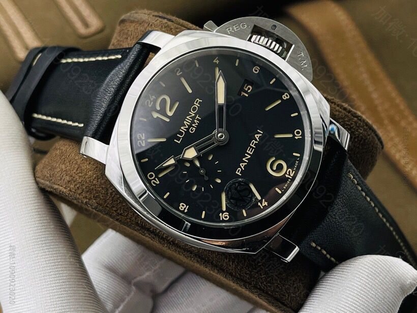 VS沛纳海PAM531 GMT两地时针功能显示P9000机芯腕表