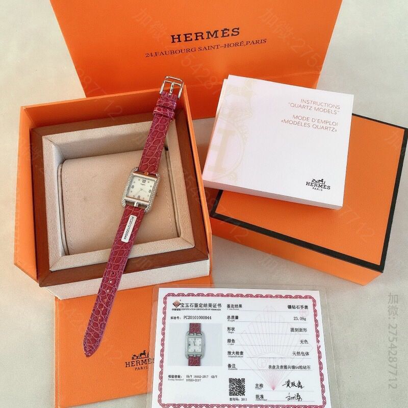 爱马仕女士手表 HERMES爱马仕 Cape Cod系列瑞士ETA原装石英机芯腕表 