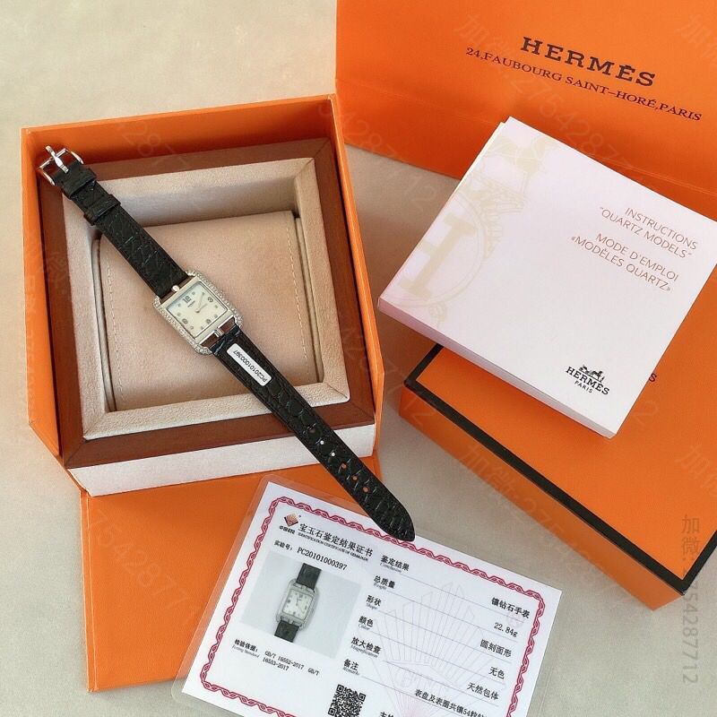 复刻爱马仕女士手表 爱马仕女士手表 HERMES爱马仕 Cape Cod系列瑞士ETA原装石英机芯腕表 