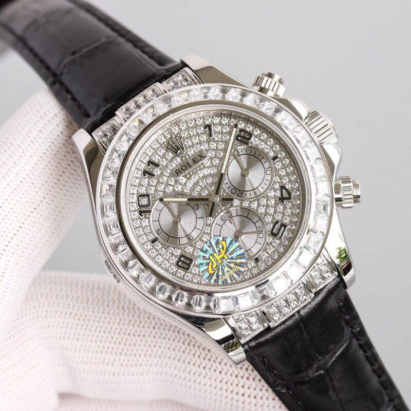 劳.力士Rolex迪通拿新款满钻定制版7750机芯机械腕表
