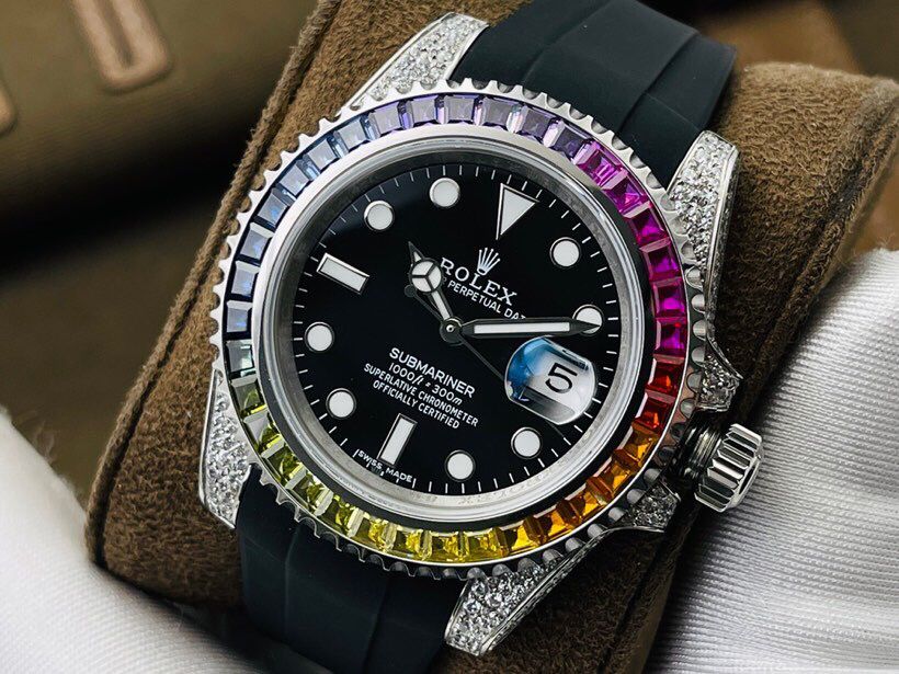 劳.力士Rolex彩虹系列搭载2824全自动机芯机械腕表
