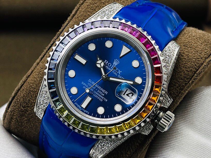 劳.力士Rolex彩虹系列搭载2824全自动机芯机械腕表