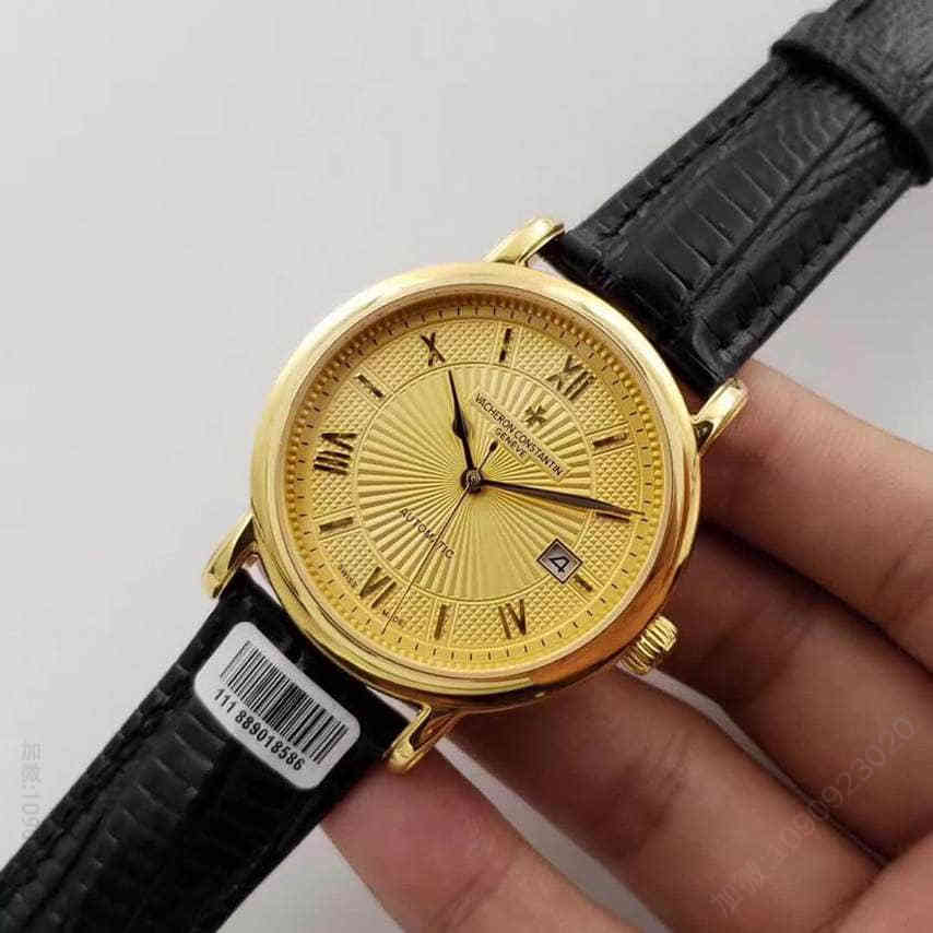 江诗丹顿Vacheron Constantin 2023款蓝宝石水晶镜面精钢表壳9015机芯传承系列