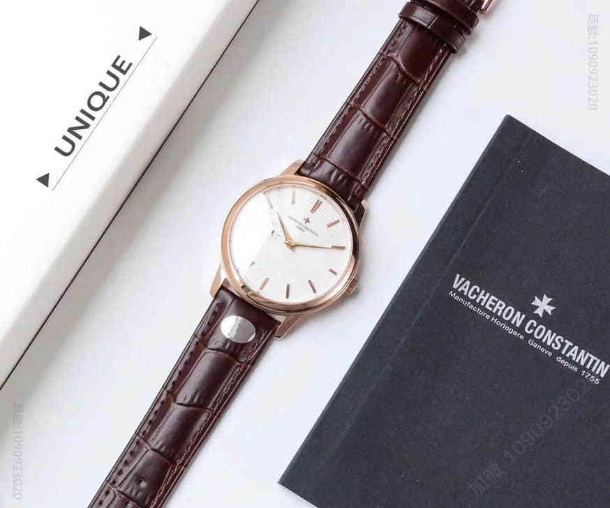 2023最新款江诗丹顿Vacheron Constantin传承系列白色镜面蓝宝石水晶玻璃搭载全自动机芯