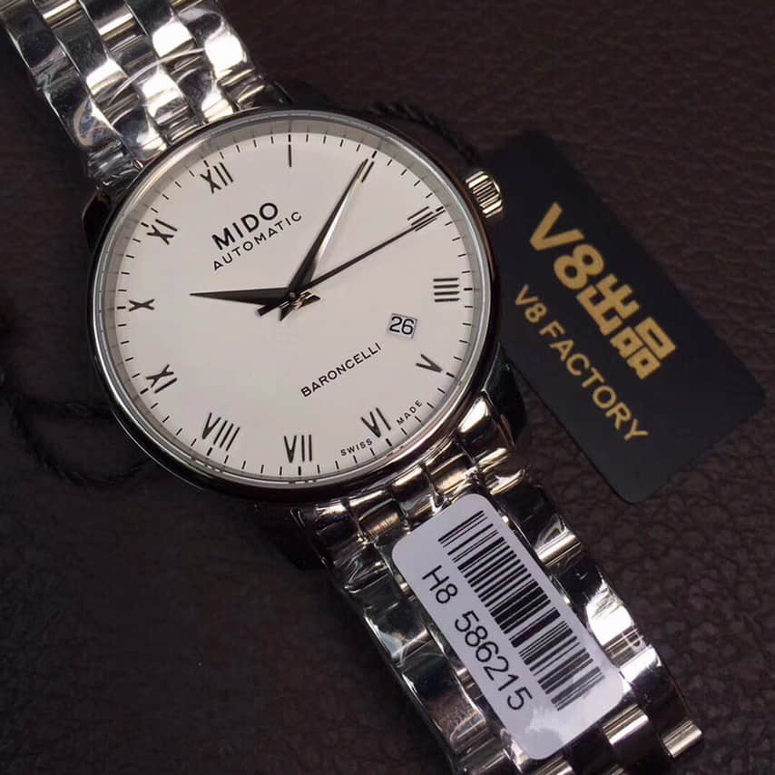 原版美度男士手表 美度-MIDO贝伦赛丽8600系列2824机芯全自动机械机芯男士腕表 原版美度手表 