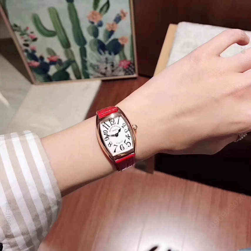 FM法兰克穆勒-酒桶系列进口石英机芯女士腕表 316L精钢表壳